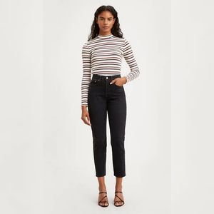 NWOT Levi's Wedgie Fit Ankle Jeans in Black